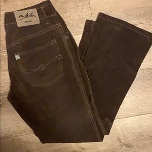 100% leather pants